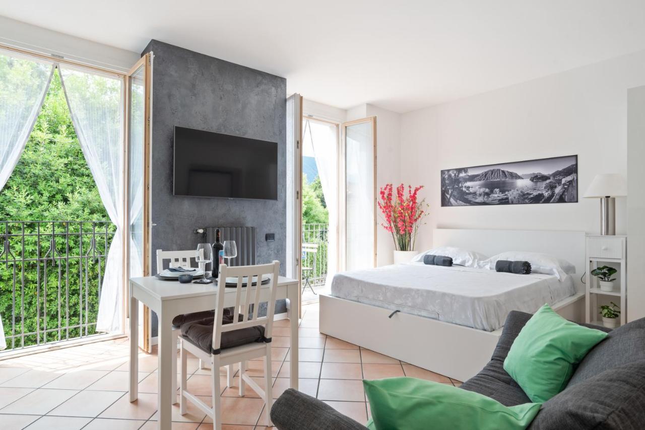 Lake Como Studio With Balcony And Private Parking Ossuccio Esterno foto